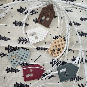 Charming Holiday House Ornaments